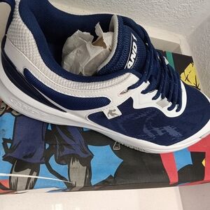 Men's Blue and White Sneakers